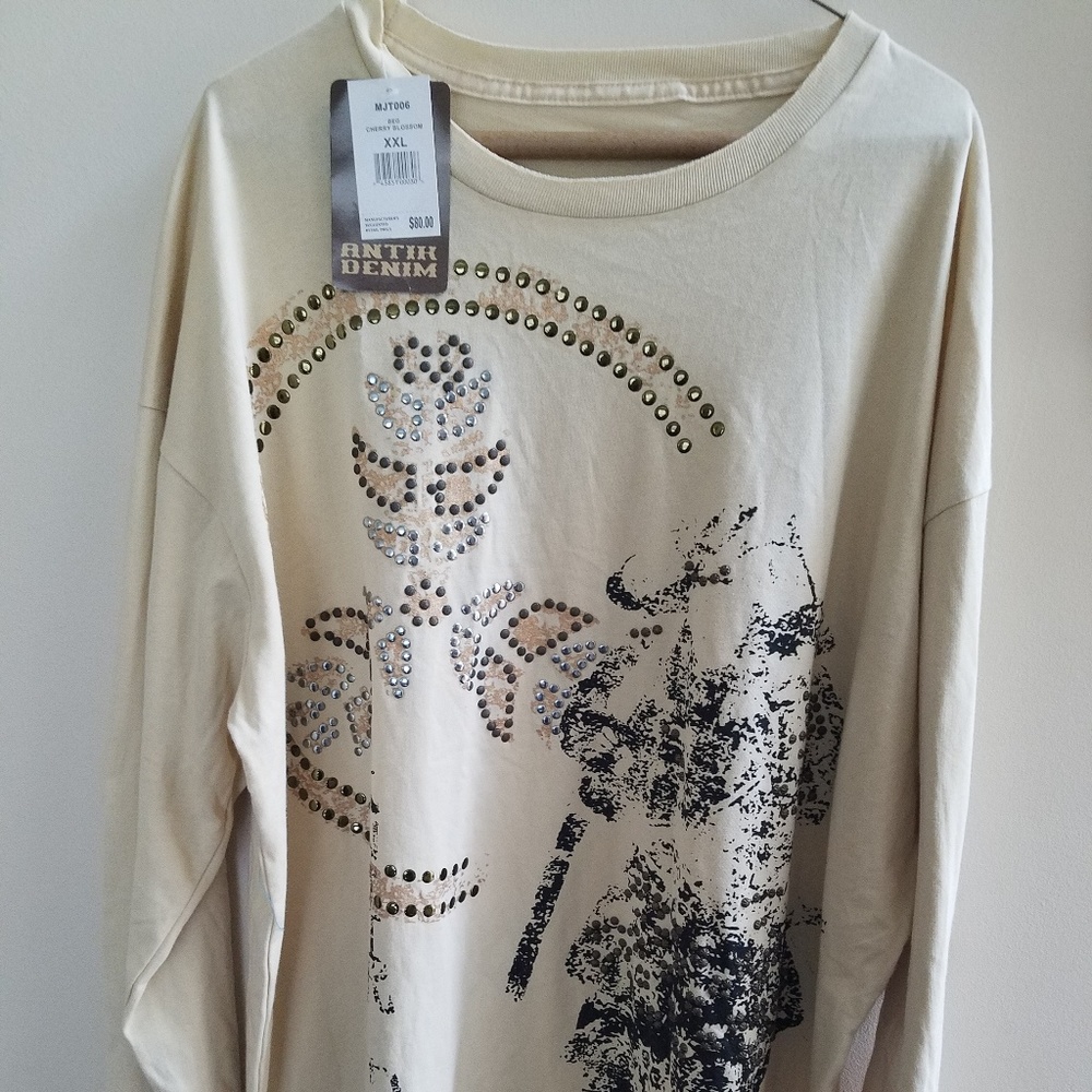 XXL Antih Denim long sleeve shirt